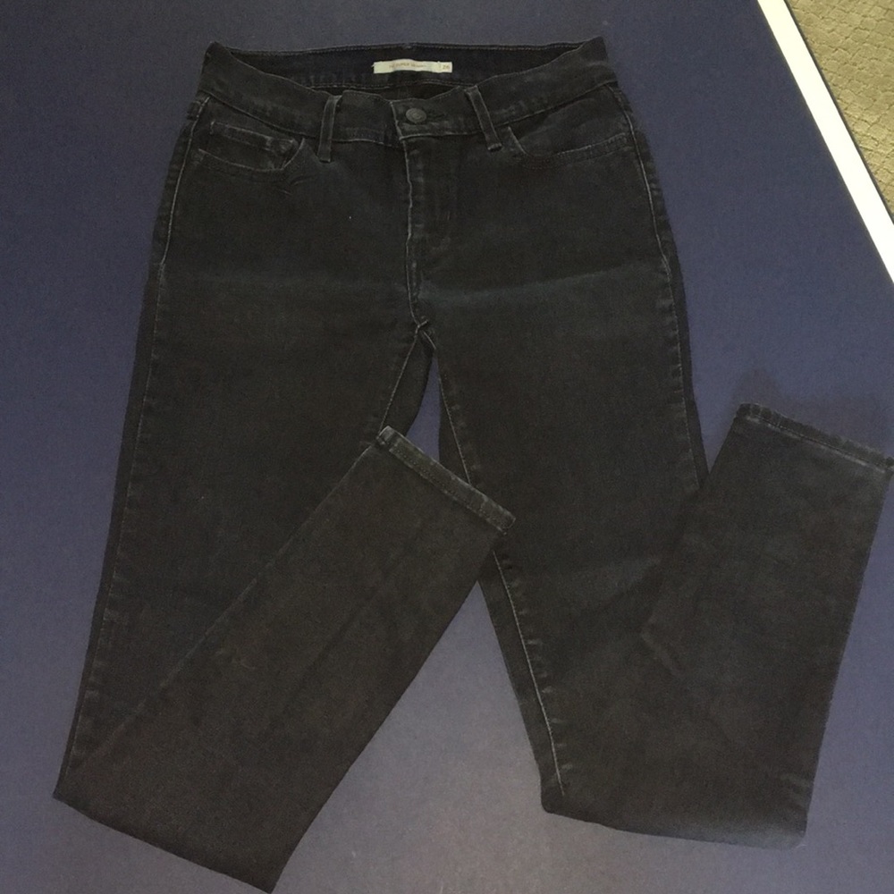 Dark Blue Super Skinny Levi Jeans ☆